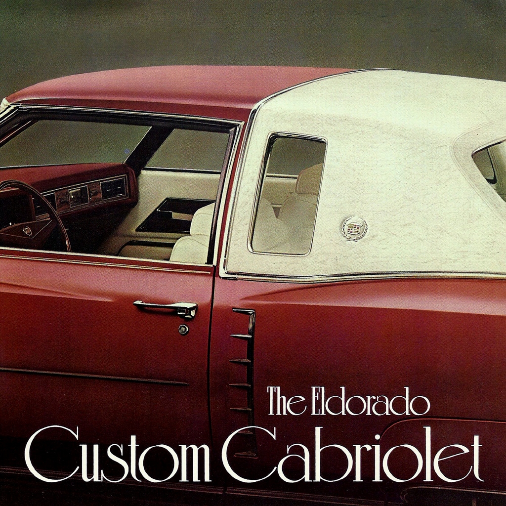 1972 Cadillac Eldorado Custom Cabriolet Brochure